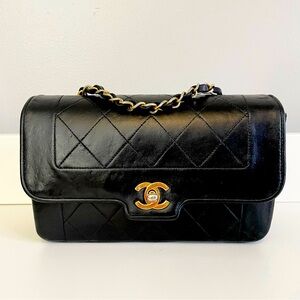 Chanel Small Diana 24K Gold Plated